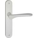 Impresso Watford Deurklink – Deurbeslag – Ovaal – Deurschild met Schroef – Aluminium