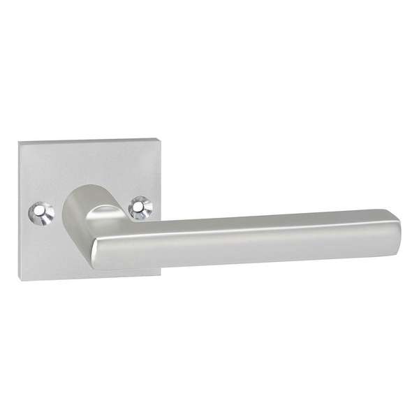 Impresso Leeds Deurklink – Deurbeslag – Vierkant – Rozet met Schroef – Aluminium Impresso Leeds Deurklink – Deurbeslag – Vierkant – Rozet met Schroef – Aluminium