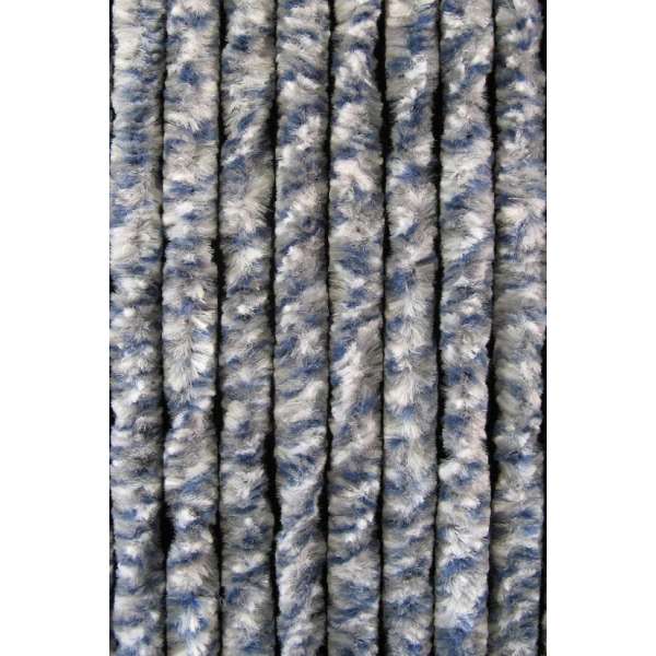 Kattenstaart - 100x230 cm - Blauw/Grijs/Wit