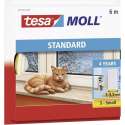 4x Tesa zelfklevende tochtstrip small wit 6 mtr