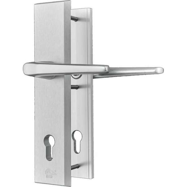 Besa Veiligheidsbeslag 110 kruk-kruk zonder kernbescherming Zilver SKG*** Besa Veiligheidsbeslag 110 kruk-kruk zonder kernbescherming Zilver SKG***