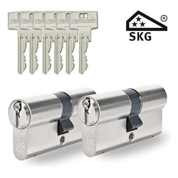 Pfaffenhain SKG3 - cilindersloten - 2 stuks gelijksluitend - 30/30 Pfaffenhain SKG3 - cilindersloten - 2 stuks gelijksluitend - 30/30