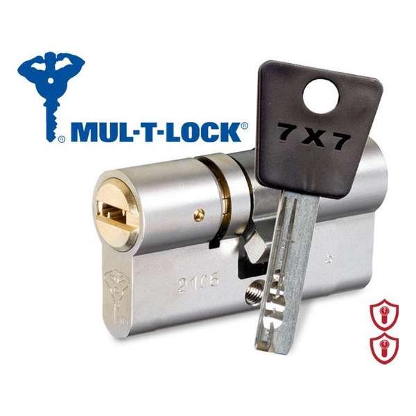 Deurcilinder Mul-T-Lock Security 30/40 met code card Deurcilinder Mul-T-Lock Security 30/40 met code card