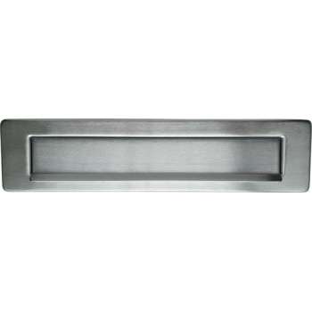 Briefplaat mat chroom