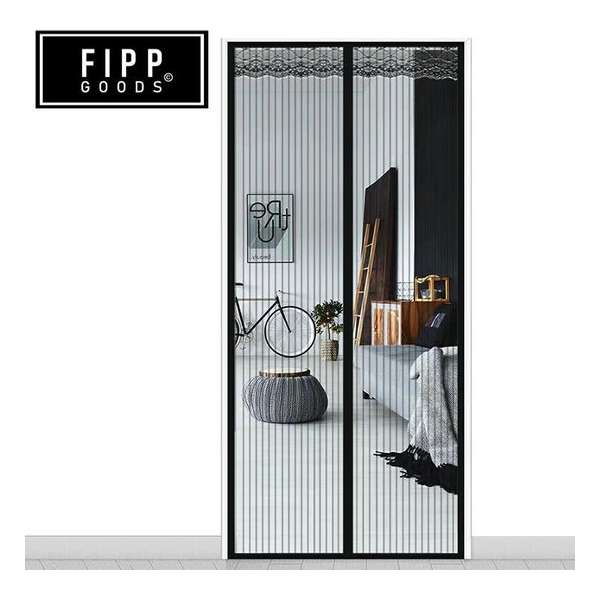 Fipp Goods | Vliegengordijn | Deurhor | Magnetisch | Zwart | 100 x 230cm Fipp Goods | Vliegengordijn | Deurhor | Magnetisch | Zwart | 100 x 230cm