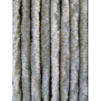 Cortenda kattenstaart vliegengordijn - beige/wit gemeleerd - 100 x 230 cm