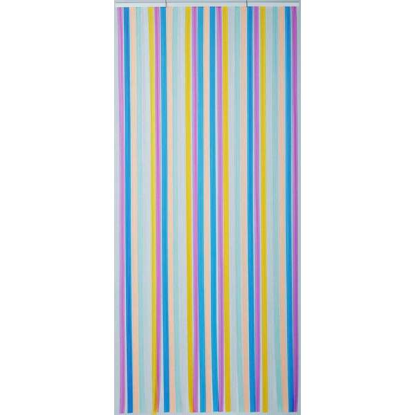 Vliegengordijn/deurgordijn lamellen multicolor 100x220 Vliegengordijn/deurgordijn lamellen multicolor 100x220
