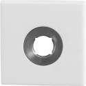 GPF Vierkante click rozet 50x50x8mm wit