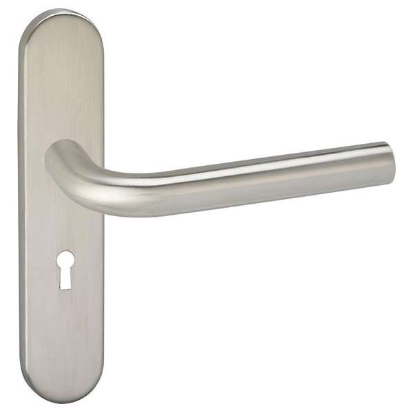 Impresso Dursley Deurklink – Deurbeslag – Ovaal – Deurschild met Sleutelgat – Zilver Impresso Dursley Deurklink – Deurbeslag – Ovaal – Deurschild met Sleutelgat – Zilver