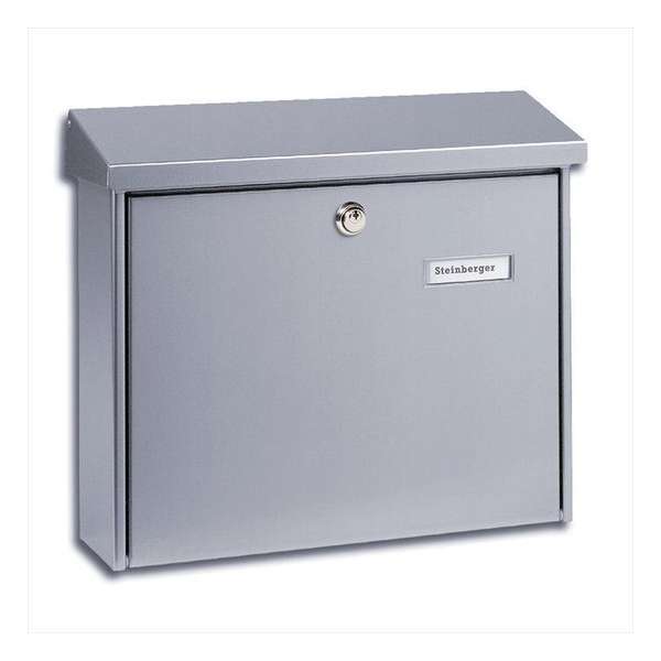 Brievenbus Journal zilver Brievenbus Journal zilver