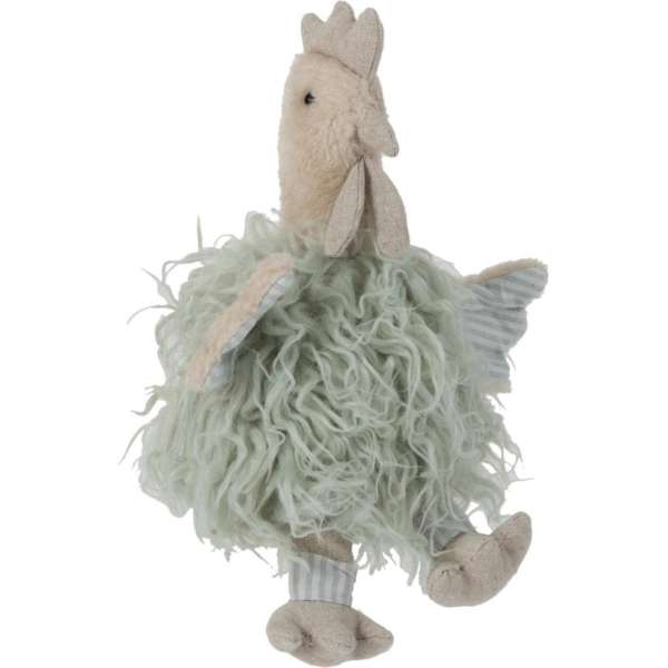 J-Line Deurstop Kip Textiel Licht Groen Small
