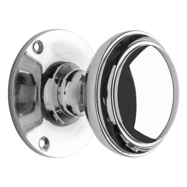 Deurknop 55mm - Rond draaibaar nikkel Deurknop 55mm - Rond draaibaar nikkel