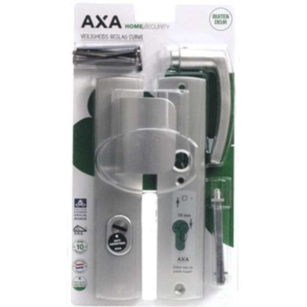 AXA smalschild bi en bu, alu, F1 alu naturel, (lxb) 242x52mm