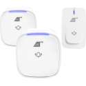 Draadloze, Waterdichte Deurbel - Plug & Play - Draadloze Deurbel Buiten Deurbel 2 Ontvangers en 1 Zender - 58 Ringtones - 150m
