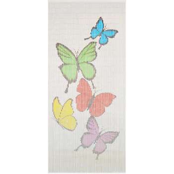 vidaXL Vliegengordijn 90x200 cm bamboe  VDXL_45738
