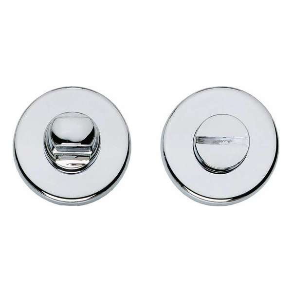 Intersteel Rozet toilet-/badkamersluiting rond verdekt kunststof chroom 8 mm Intersteel Rozet toilet-/badkamersluiting rond verdekt kunststof chroom 8 mm