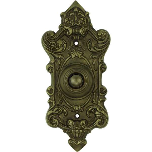 Drukbel Franse stijl oud brons Taucha - 150 mm Drukbel Franse stijl oud brons Taucha - 150 mm