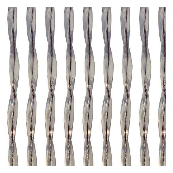 Portalux Vliegengordijn Spiralen bruin - 90x210cm Portalux Vliegengordijn Spiralen bruin - 90x210cm