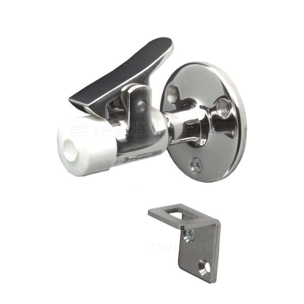 Deurvastzetter met valhaak - 60mm - Rvs 316 gepolijst Deurvastzetter met valhaak - 60mm - Rvs 316 gepolijst