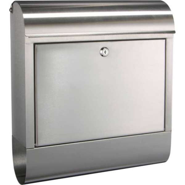 Haushalt Brievenbus Van RVS - Met Krantencompartiment - 38 x 12 x 42,5 cm Haushalt Brievenbus Van RVS - Met Krantencompartiment - 38 x 12 x 42,5 cm