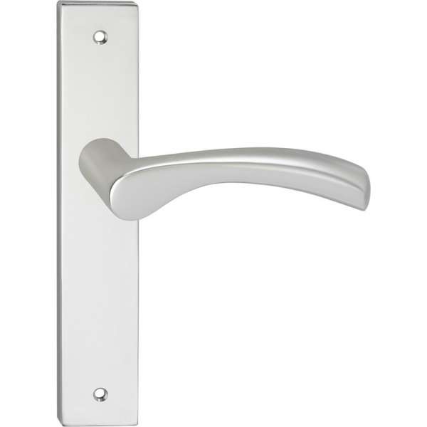 Impresso Oxford Deurklink – Deurbeslag – Vierkant – Deurschild met Schroef – Gebogen Deurkruk – Aluminium Impresso Oxford Deurklink – Deurbeslag – Vierkant – Deurschild met Schroef – Gebogen Deurkruk – Aluminium