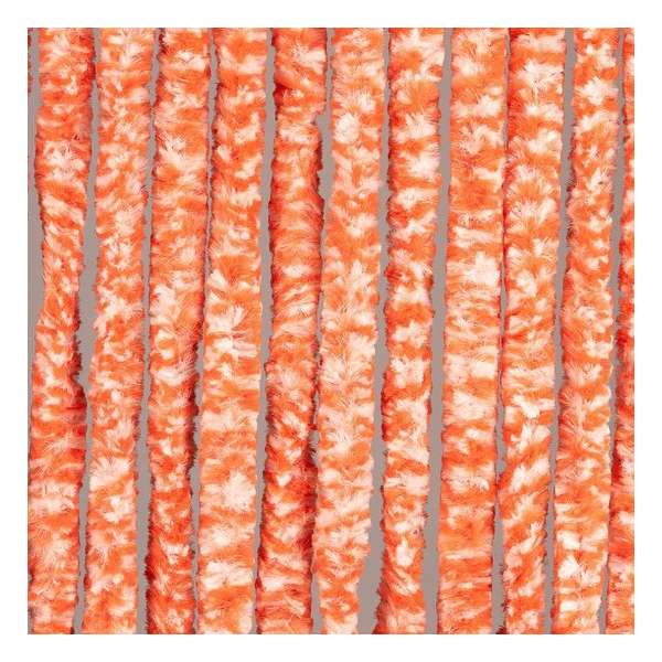 Luxe Kattenstaart Vliegengordijn - 90 x 220cm - Wit/Oranje Mix Luxe Kattenstaart Vliegengordijn - 90 x 220cm - Wit/Oranje Mix