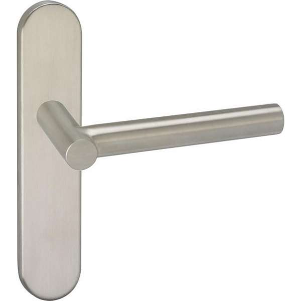 Impresso Alton Deurklink – Deurbeslag – Ovaal – Deurschild – Zilver Impresso Alton Deurklink – Deurbeslag – Ovaal – Deurschild – Zilver