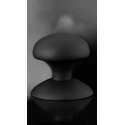Paddenstoel knop S4 65mm veiligheidsschilden vast inclusief bout M10 zwart
