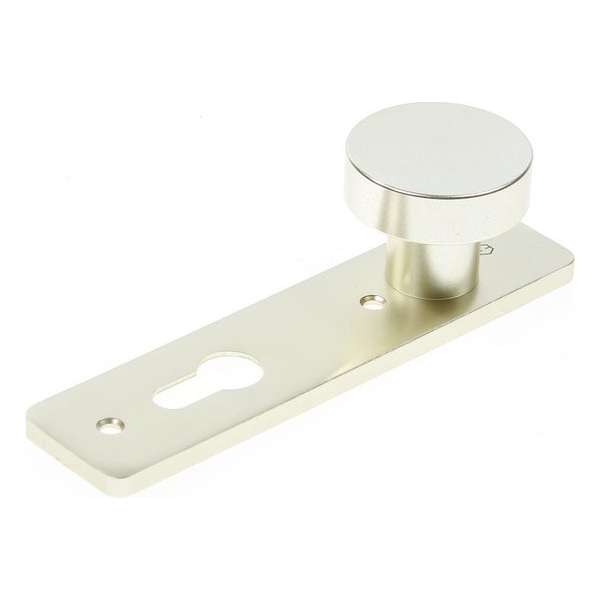 Hoppe Deurbeslag knopschild 2mm rechthoekig cilindergat 72mm 58/202k-pz f2 Hoppe Deurbeslag knopschild 2mm rechthoekig cilindergat 72mm 58/202k-pz f2