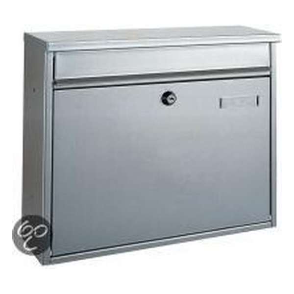 Rottner Brievenbus Hochhaus II Zilver - 31,5x36x11,5cm Rottner Brievenbus Hochhaus II Zilver - 31,5x36x11,5cm