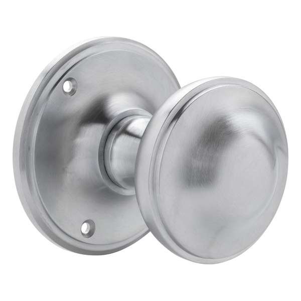 Voordeurknop 80mm - Rond mat nikkel Voordeurknop 80mm - Rond mat nikkel