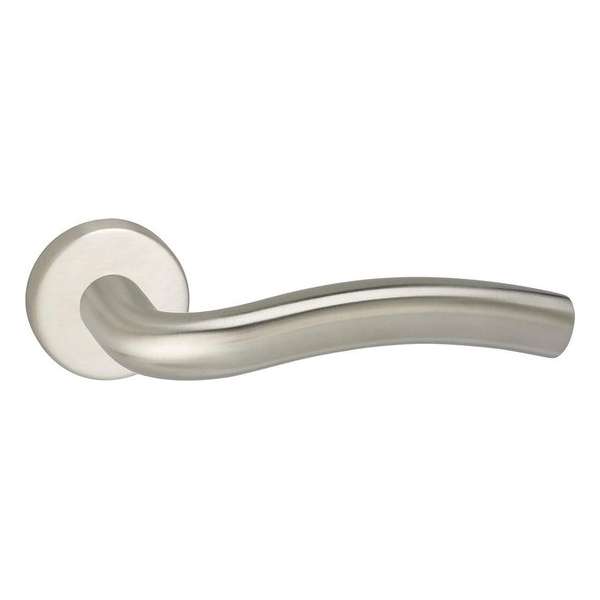 Impresso Conway Deurklink – Deurbeslag – Rond – Rozet – Zilver Impresso Conway Deurklink – Deurbeslag – Rond – Rozet – Zilver