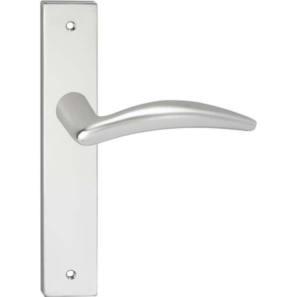 Impresso Windsor Deurklink – Deurbeslag – Vierkant – Deurschild met Schroef – Aluminium Impresso Windsor Deurklink – Deurbeslag – Vierkant – Deurschild met Schroef – Aluminium