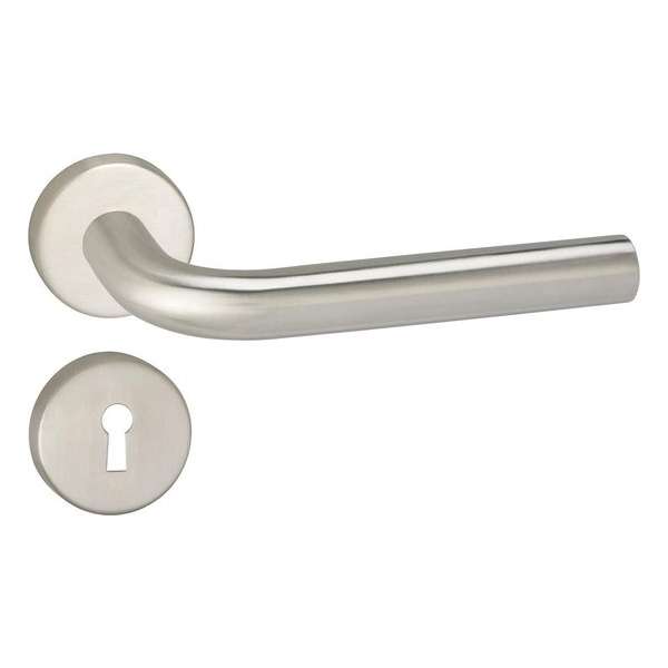 Impresso Dursley Deurklink – Deurbeslag – Rond – Rozet met Sleutelgat – Zilver Impresso Dursley Deurklink – Deurbeslag – Rond – Rozet met Sleutelgat – Zilver