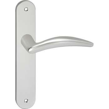 Impresso Windsor Deurklink – Deurbeslag – Ovaal – Deurschild met Schroef – Aluminium