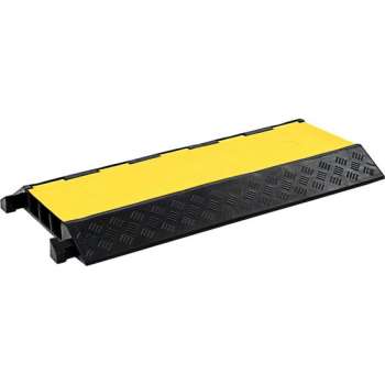 vidaXL Kabelbeschermer drempel 3 tunnels 93 cm rubber