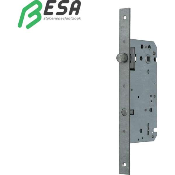 Dyla 1022: Binnendeurslot 110/45 met ronde schoten Voorplaat: 22mm Recht Dyla 1022: Binnendeurslot 110/45 met ronde schoten Voorplaat: 22mm Recht