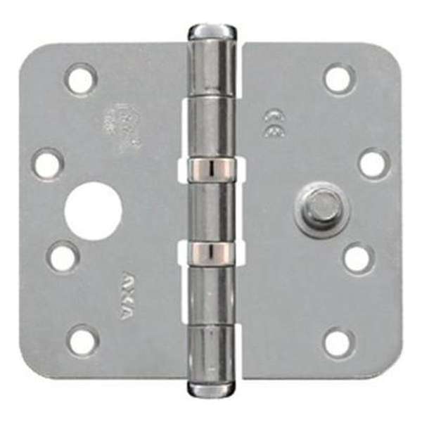 Axa Veiligheidskogellagerscharnier topcoat gegalvaniseerd ronde hoeken 89 x 102 x 2.4mm SKG*** 1543-45-23/V4 Axa Veiligheidskogellagerscharnier topcoat gegalvaniseerd ronde hoeken 89 x 102 x 2.4mm SKG*** 1543-45-23/V4