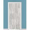 Vliegengordijn/deurgordijn PVC twist zwart - 90 x 220 cm - Insectenwerende vliegengordijnen