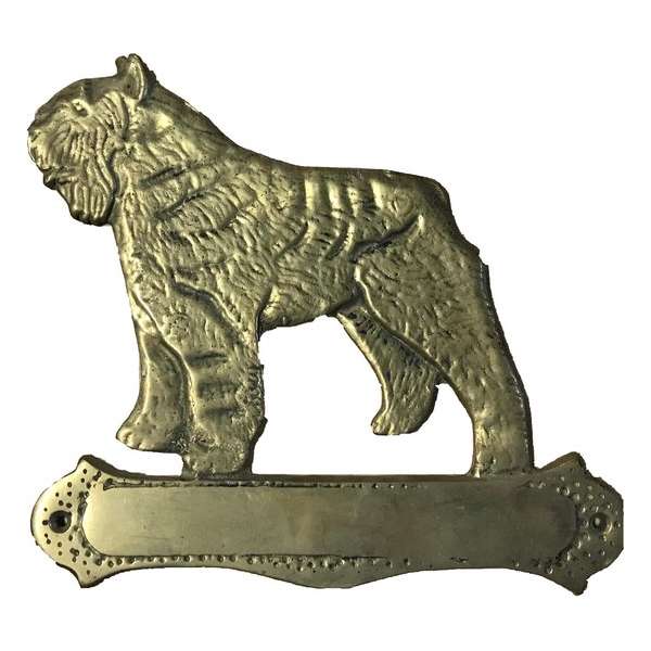 Naambordje Messing Bouvier Naambordje Messing Bouvier