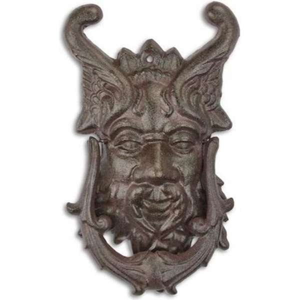MadDeco - gietijzeren - deurklopper - duivelskop MadDeco - gietijzeren - deurklopper - duivelskop