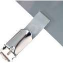 DURABLE Naamborden-Set met clip, transparant, kunststof, 90 x 60 mm, 20/VE Kunststof