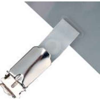 DURABLE Naamborden-Set met clip, transparant, kunststof, 90 x 60 mm, 20/VE Kunststof