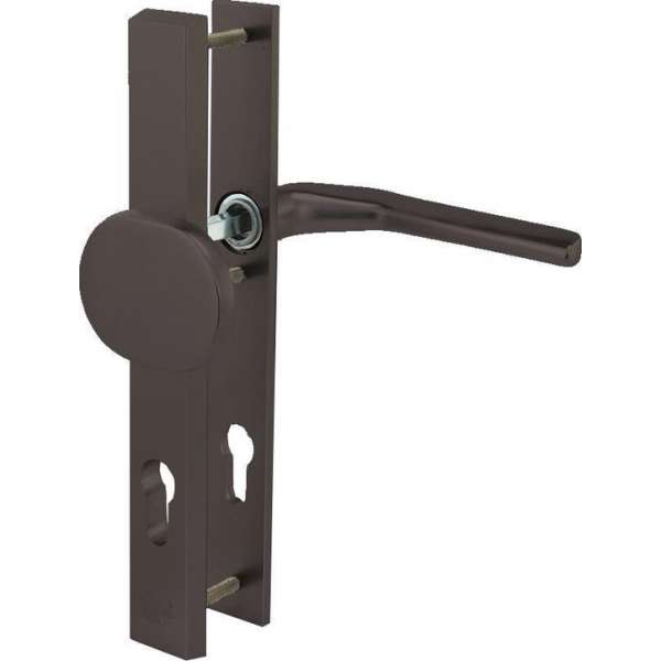Besa Veiligheidsbeslag smal 110 greep-kruk Bruin SKG*** Besa Veiligheidsbeslag smal 110 greep-kruk Bruin SKG***