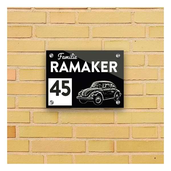 Naambordje Volkswagen Kever Naambordje Volkswagen Kever