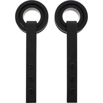 Intersteel Set van 2 hangrollen Modern 255 mm mat zwart
