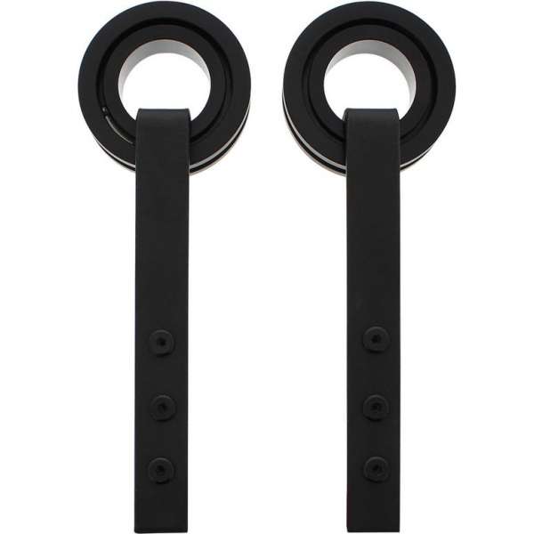 Intersteel Set van 2 hangrollen Modern 255 mm mat zwart Intersteel Set van 2 hangrollen Modern 255 mm mat zwart