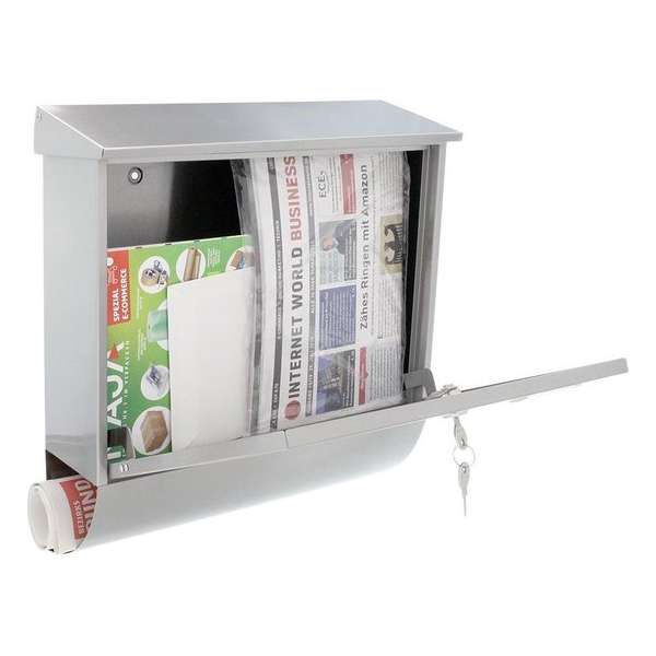 Rottner Brievenbus Expo RVS|41x38,5x12cm| Rottner Brievenbus Expo RVS|41x38,5x12cm|