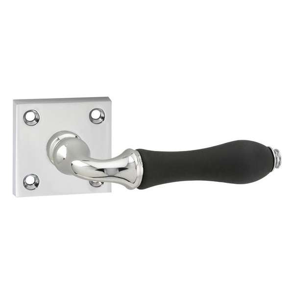 Impresso Petworth Deurklink – Deurbeslag – Vierkant – Rozet – Deurkruk Zwart – Chroom Impresso Petworth Deurklink – Deurbeslag – Vierkant – Rozet – Deurkruk Zwart – Chroom