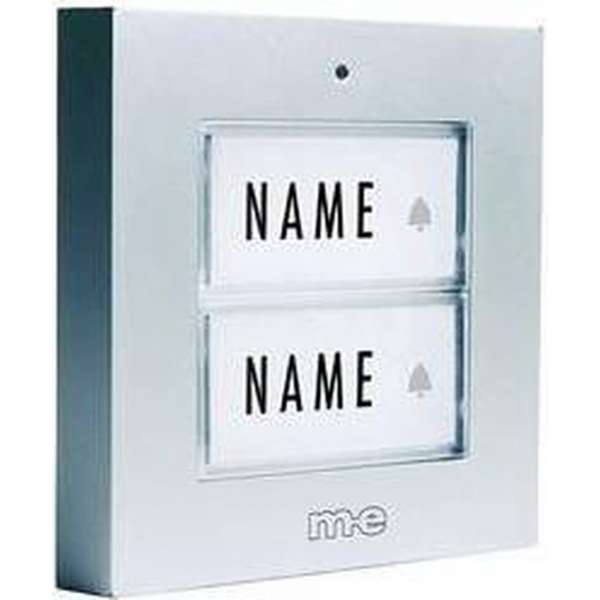 m-e modern-electronics 41274 Zender voor Draadloze deurbel Met naambord m-e modern-electronics 41274 Zender voor Draadloze deurbel Met naambord